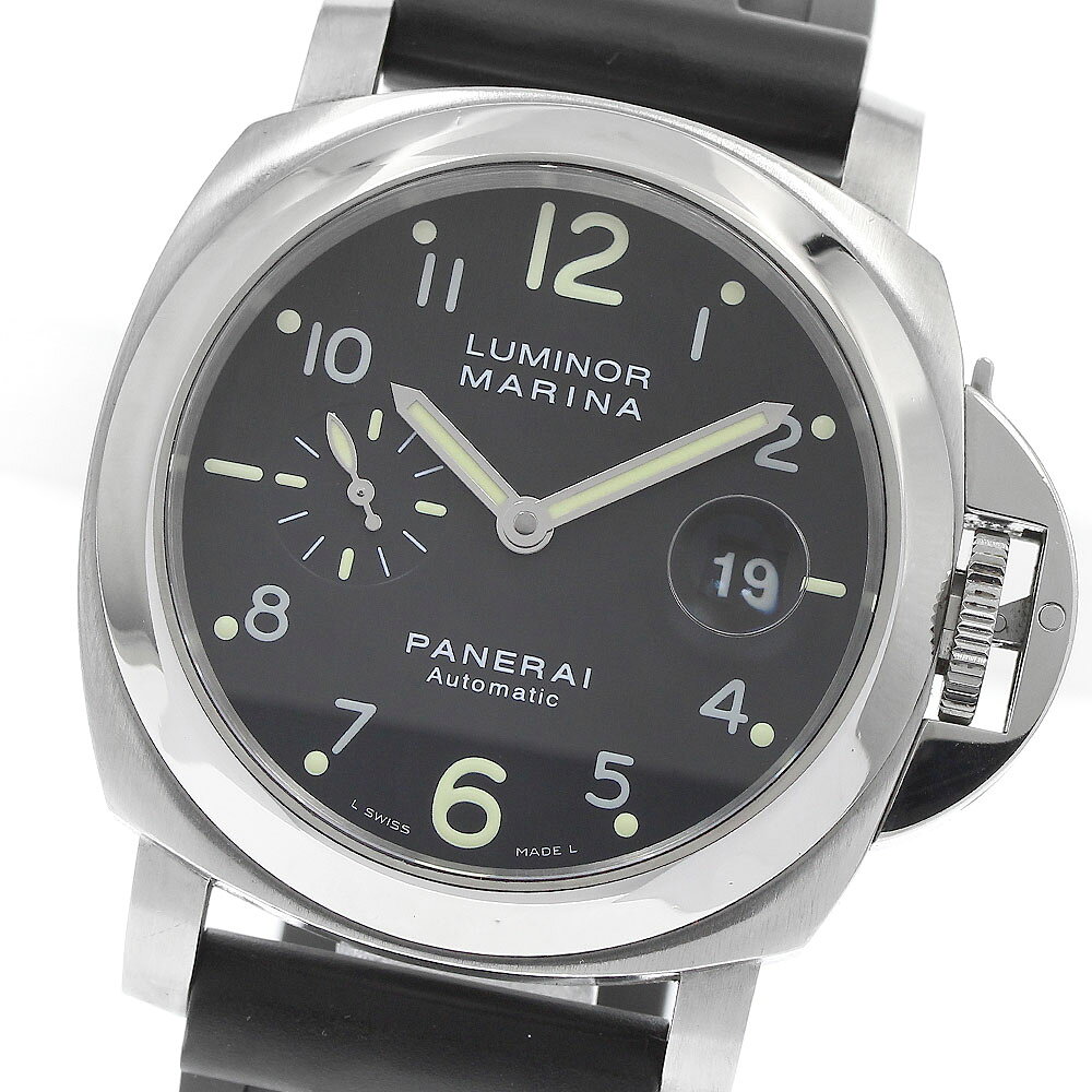 パネライ PANERAI PAM00164 ルミノール マリーナ デイト 自動巻き メンズ 良品 保証書付き_973483