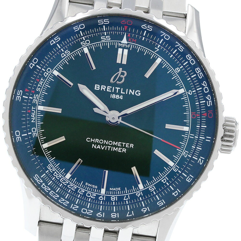 ブライトリング BREITLING A17329 ナビタイマー B17 41mm 自動巻き メンズ 美品 保証書付き_977133