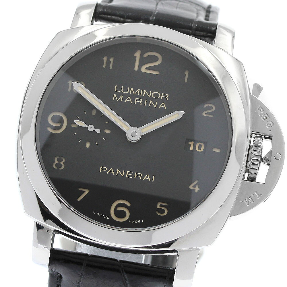 パネライ PANERAI PAM00359 ルミノール マリーナ デイト 自動巻き メンズ 保証書付き_973484