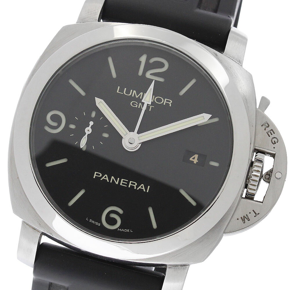パネライ PANERAI PAM00320 ルミノール 1950 3デイズ GMT 自動巻き メンズ 良品 保証書付き_972766
