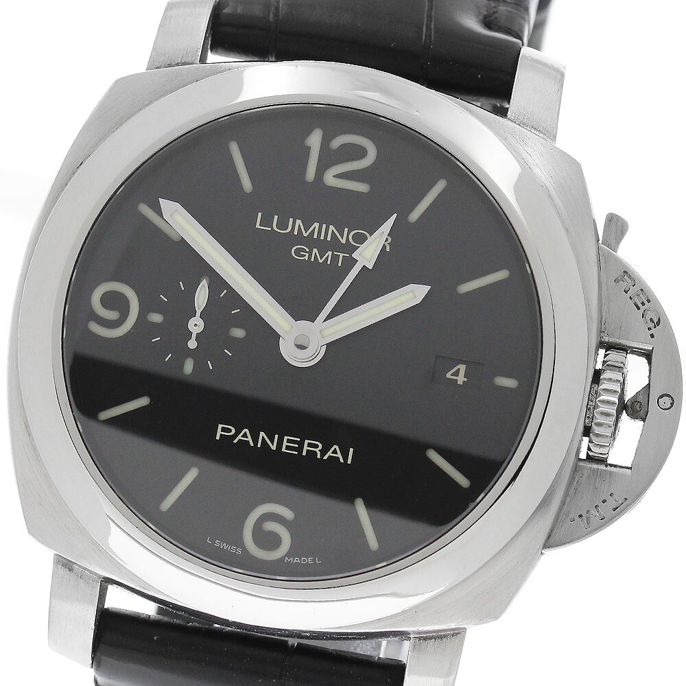 パネライ PANERAI PAM00320 ルミノール 1950 3デイズ GMT 自動巻き メンズ 保証書付き_973298