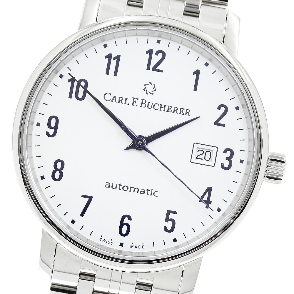 カール F.ブヘラ CARL F.BUCHERER 00.10318.08.22.21 アダマビ デイト 自動巻き メンズ 美品 closer01-10273394 CLOSER パッケージ画像
