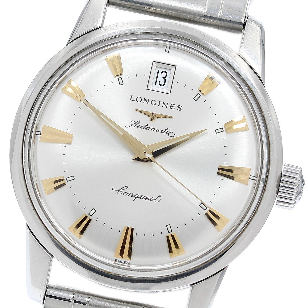ロンジン LONGINES L1.611.4 コンクエスト ヘリテージ デイト 自動巻き メンズ _970853【中古】