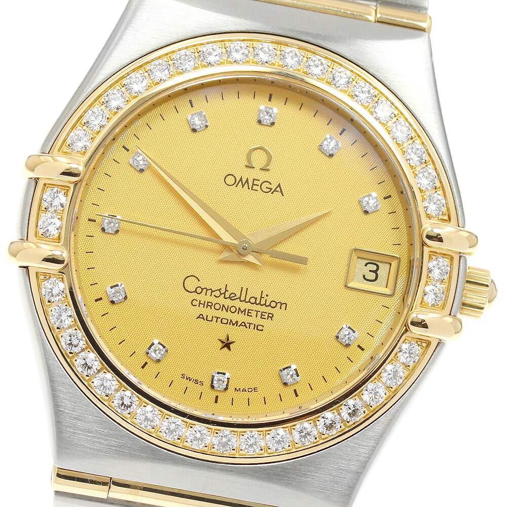オメガ OMEGA 1207.15 コンステレーション ダイヤベゼル 11Pダイヤ 自動巻き メンズ 極美品 _978989【中古】