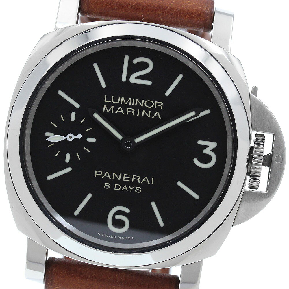 パネライ PANERAI PAM00510 ルミノール マリーナ 8デイズ 44mm 手巻き メンズ 保証書付き_979361