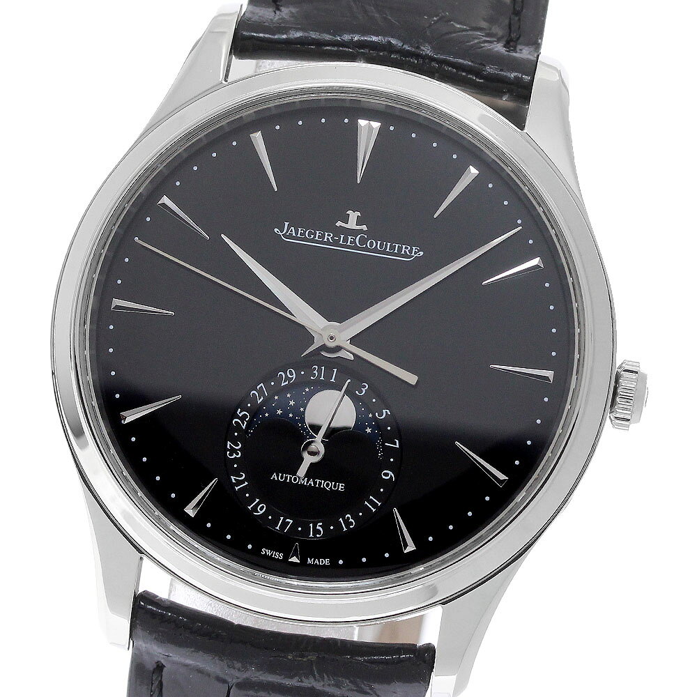 ジャガー・ルクルト JAEGER-LECOULTRE Q1368471/176.8.64.S マスターウルトラスリム ムーン 自動巻き メンズ 美品 保証書付き_976391