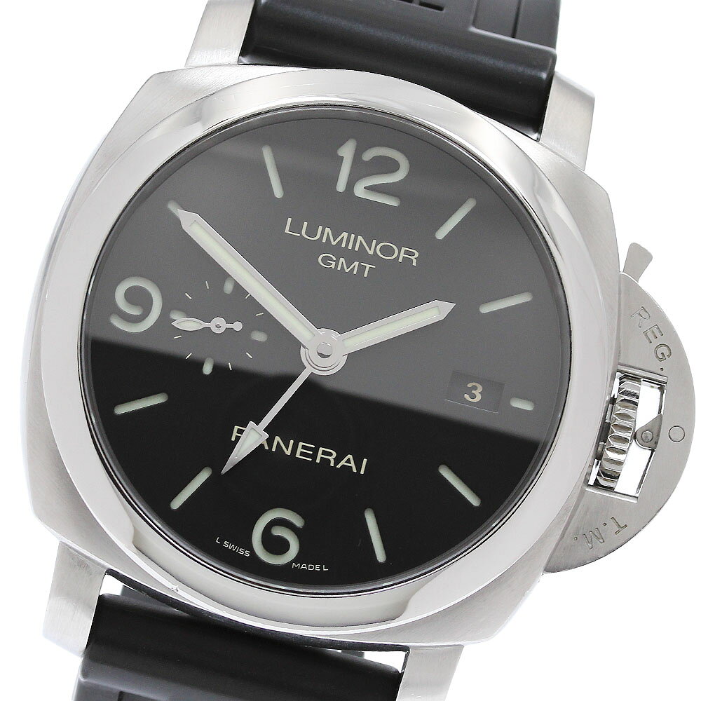 パネライ PANERAI PAM00320 ルミノール 1950 3デイズ GMT 自動巻き メンズ 保証書付き_972743