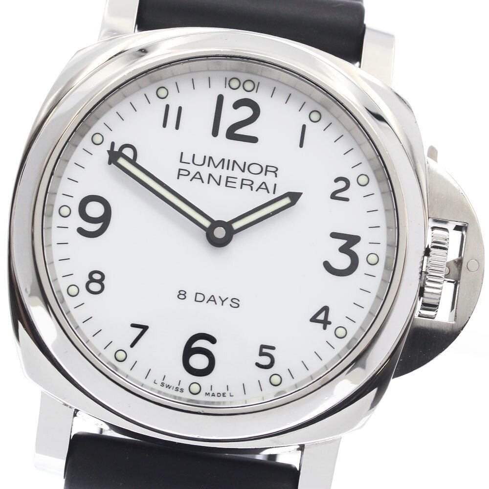 パネライ PANERAI PAM00561 ルミノールベース 8デイズ アッチャイオ 手巻き メンズ 保証書付き_973913