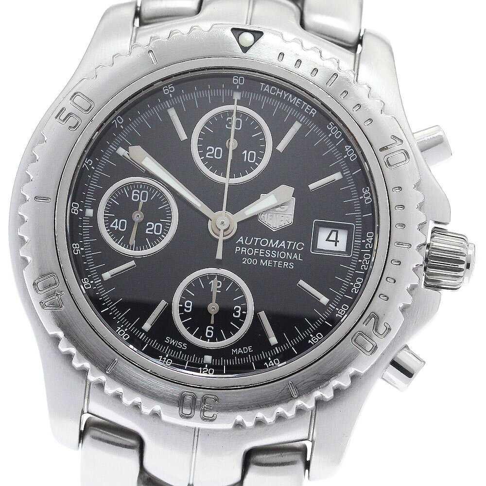 タグホイヤー TAG HEUER CT2111.BA0550 リンク クロノグラフ デイト 自動巻き メンズ _973588【中古】