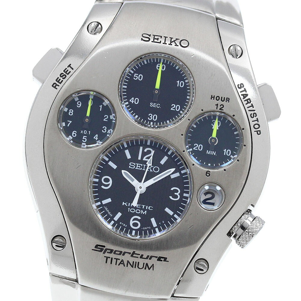 楽天市場】セイコー seiko スポーチュラ キネティック クロノグラフの通販
