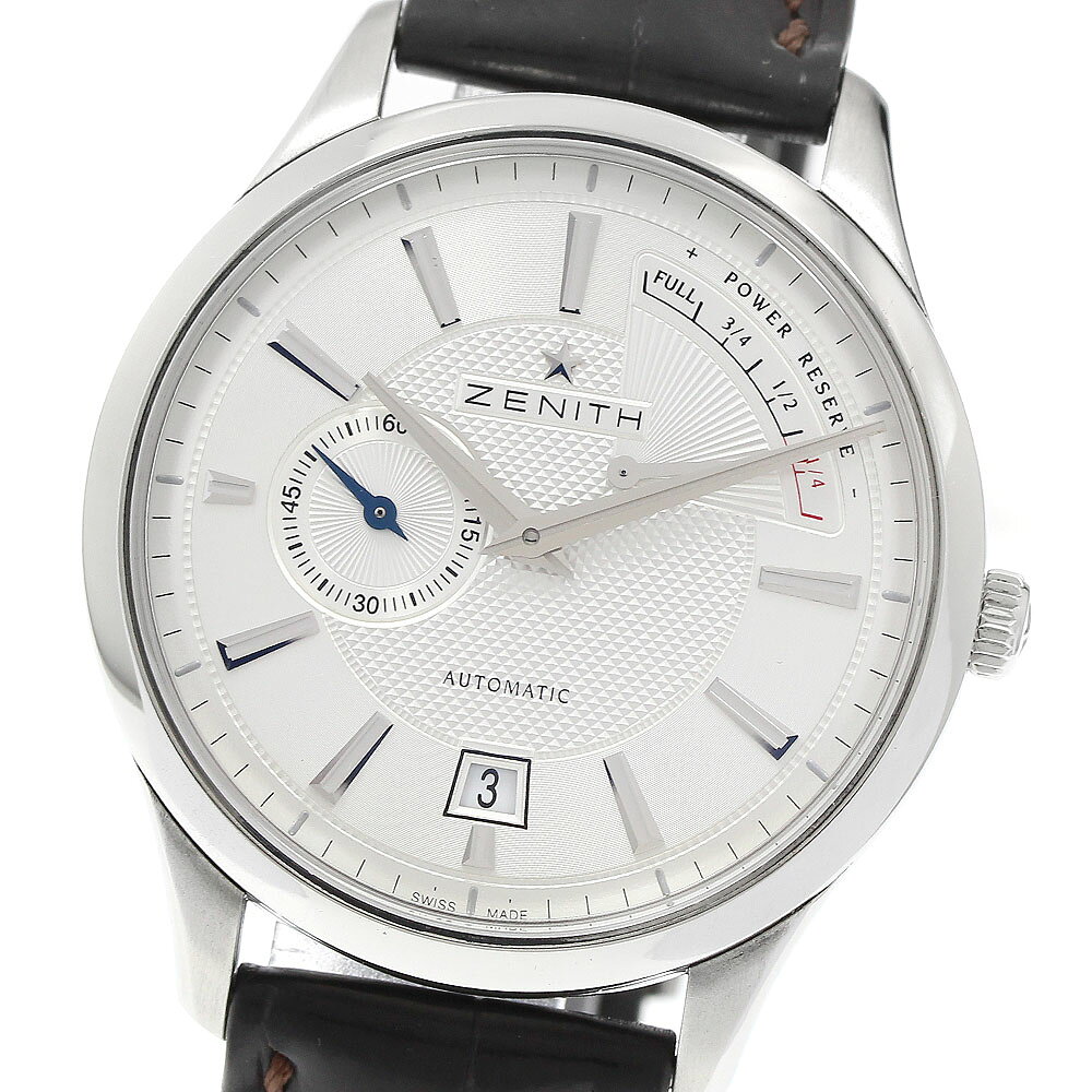 ゼニス ZENITH 03.2120.685/02.C498 エリート キャプテン パワーリザーブ 自動巻き メンズ 保証書付き_972745【中古】