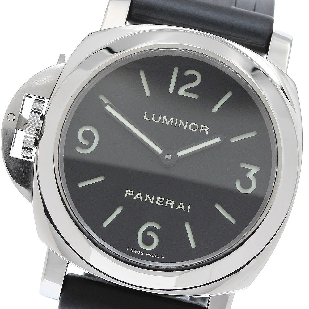 パネライ PANERAI PAM00219 ルミノール ベース レフトハンド 手巻き メンズ 良品 保証書付き_971227