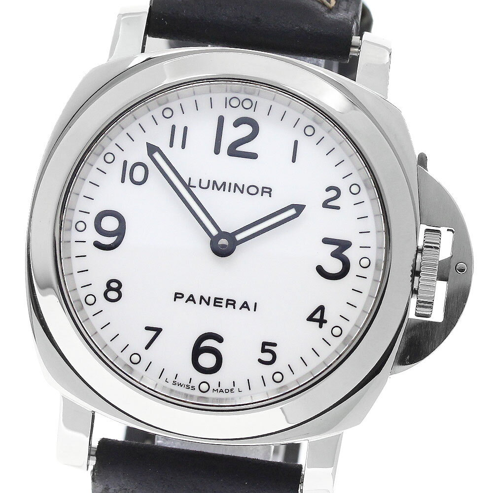 パネライ PANERAI PAM00114 ルミノール ベース 手巻き メンズ 保証書付き_973201