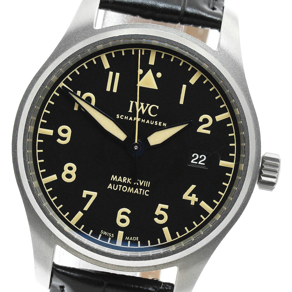 IWC IWC SCHAFFHAUSEN IW327006 パイロットウォッチ マーク XV2I ヘリテージ デイト 自動巻き メンズ 良品 保証書付き_977167