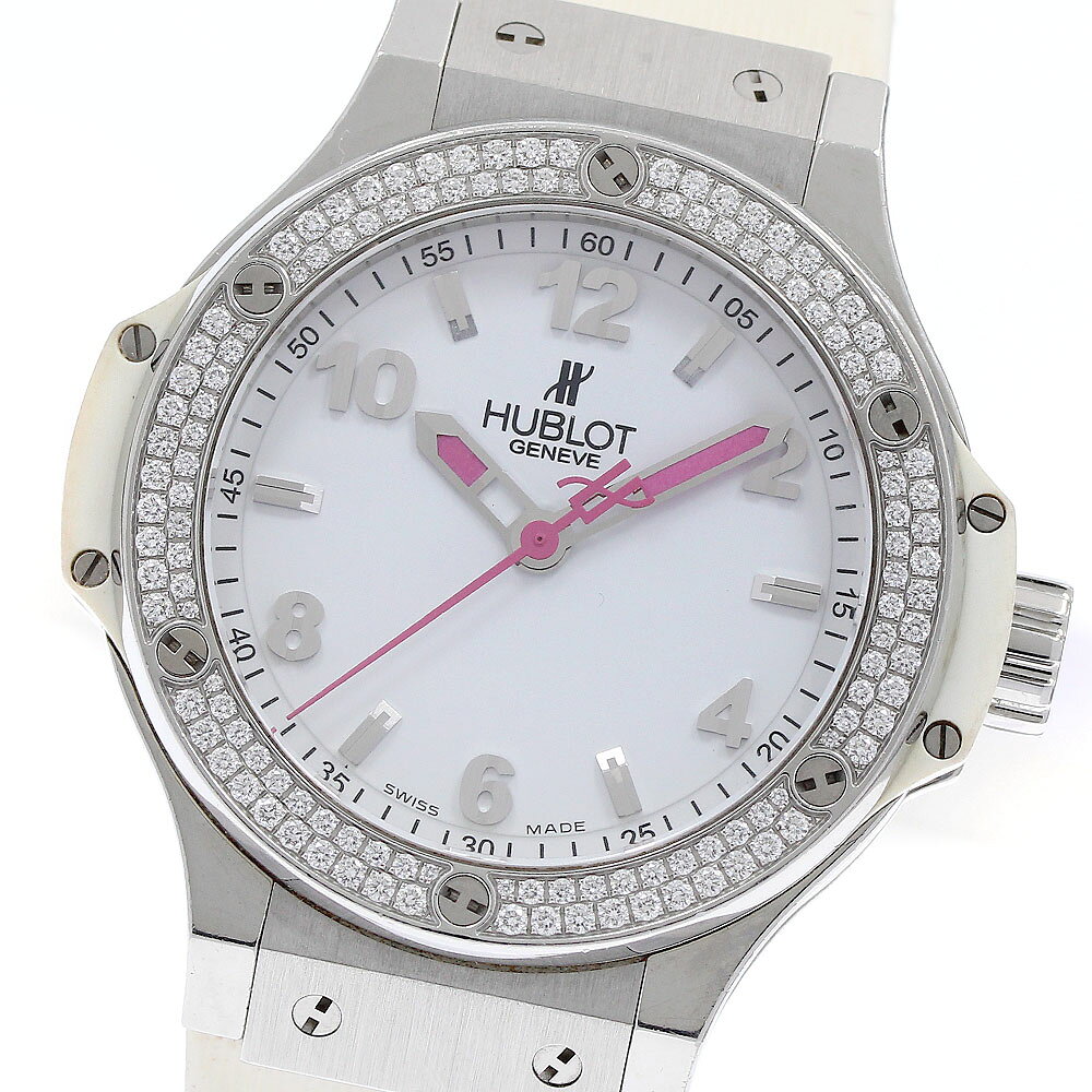 ウブロ HUBLOT 361.SE.2090.RW.1104.STO12 ビッグバン ダイヤベゼル 日本50本限定 クォーツ レディース 保証書付き_979227