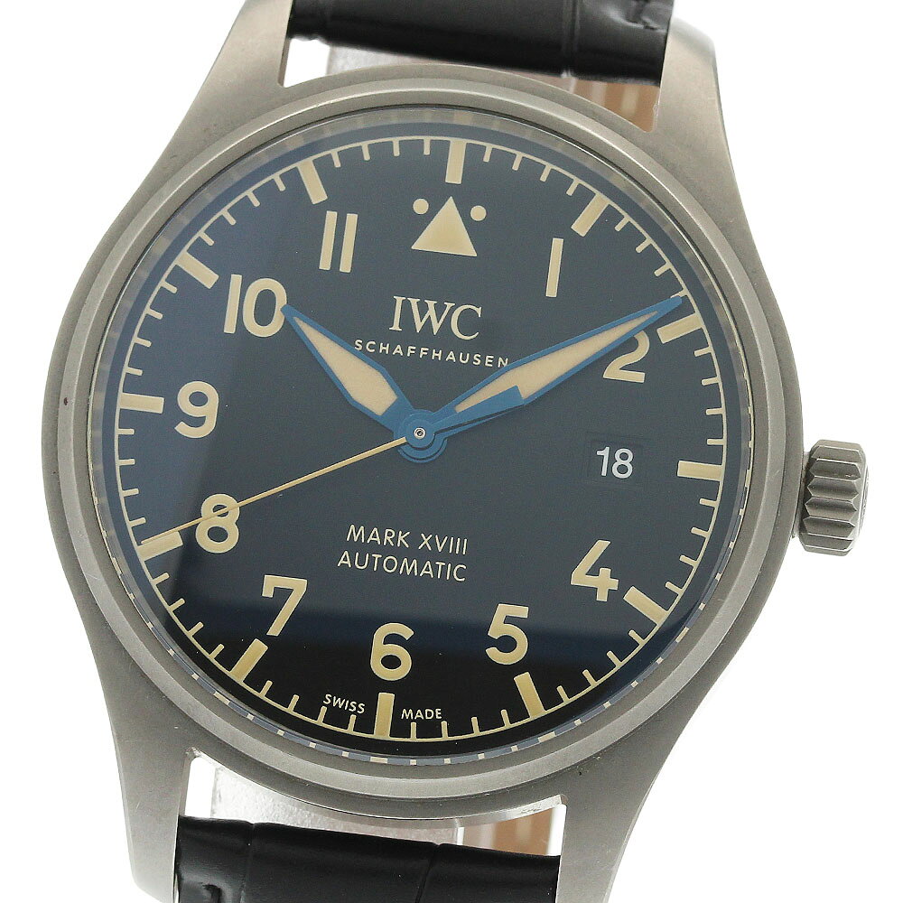 IWC IWC SCHAFFHAUSEN IW327006 パイロットウォッチ マーク XV2I ヘリテージ デイト 自動巻き メンズ 良品 保証書付き_980344
