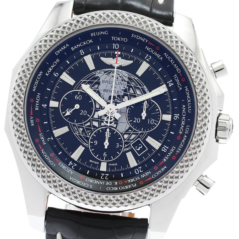 ブライトリング BREITLING AB0521 ベントレー B05 ユニタイム クロノグラフ 自動巻き メンズ 美品 箱・保証書付き_981033
