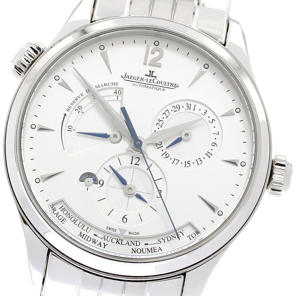 ジャガー・ルクルト JAEGER-LECOULTRE Q1428121/176.8.29.S マスタージオグラフィーク デイト 自動巻き メンズ 保証書付き_973488