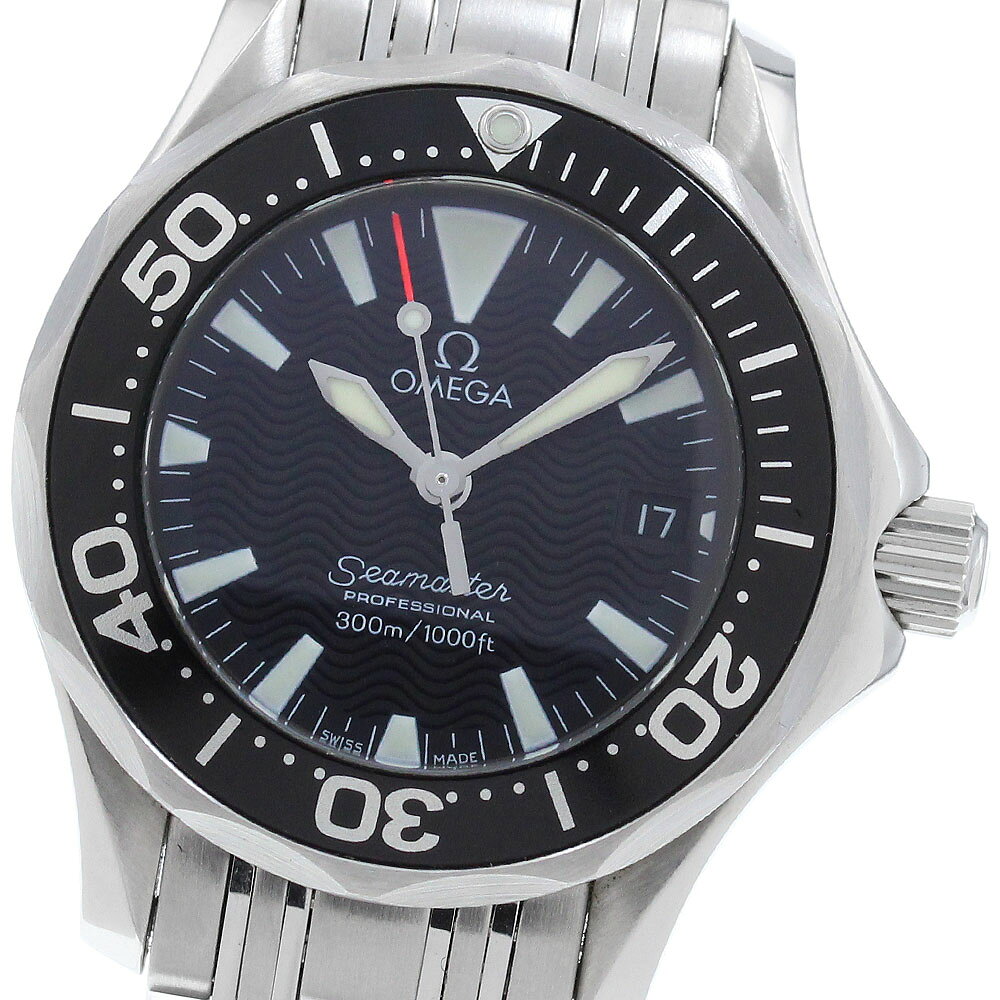 オメガ OMEGA 2282.50 シーマスター300 デイト クォーツ レディース _981420【中古】