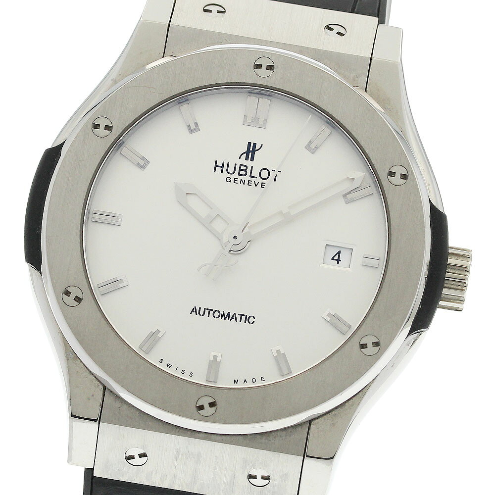 ウブロ HUBLOT 542.NX.2610.LR クラシックフュージョン オパリン 42mm デイト 自動巻き メンズ 良品 _982961