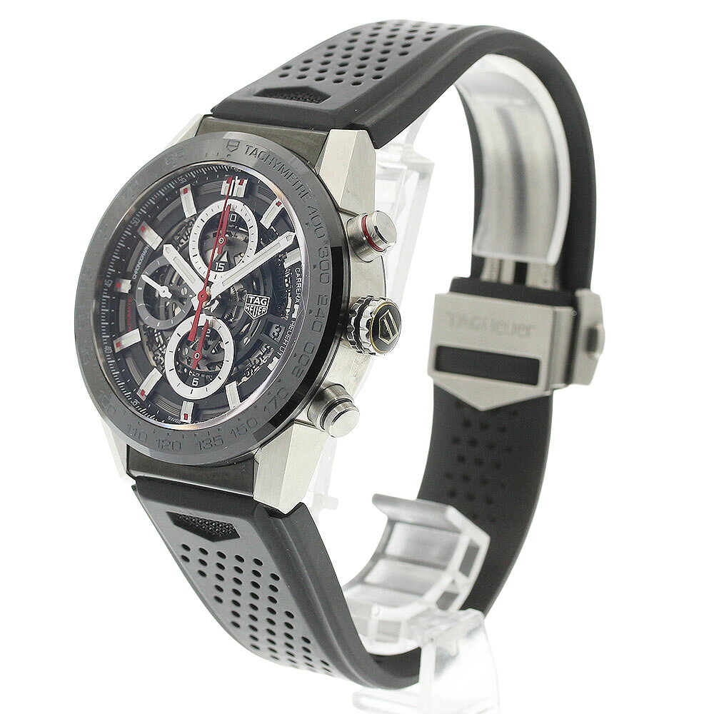 タグホイヤー TAG HEUER CAR201V カレラ キャリバーホイヤー01 クロノグラフ 自動...