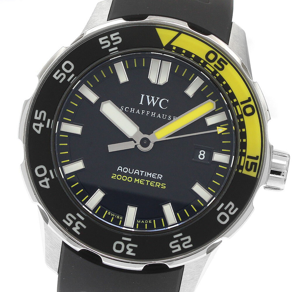 IWC IWC SCHAFFHAUSEN IW356802 アクアタイマー デイト 自動巻き メンズ 保証書付き_963467