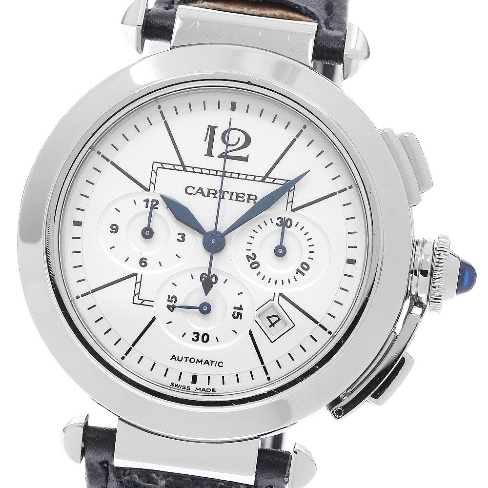カルティエ CARTIER W3108555 パシャ 42MM クロノグラフ 自動巻き メンズ _951991