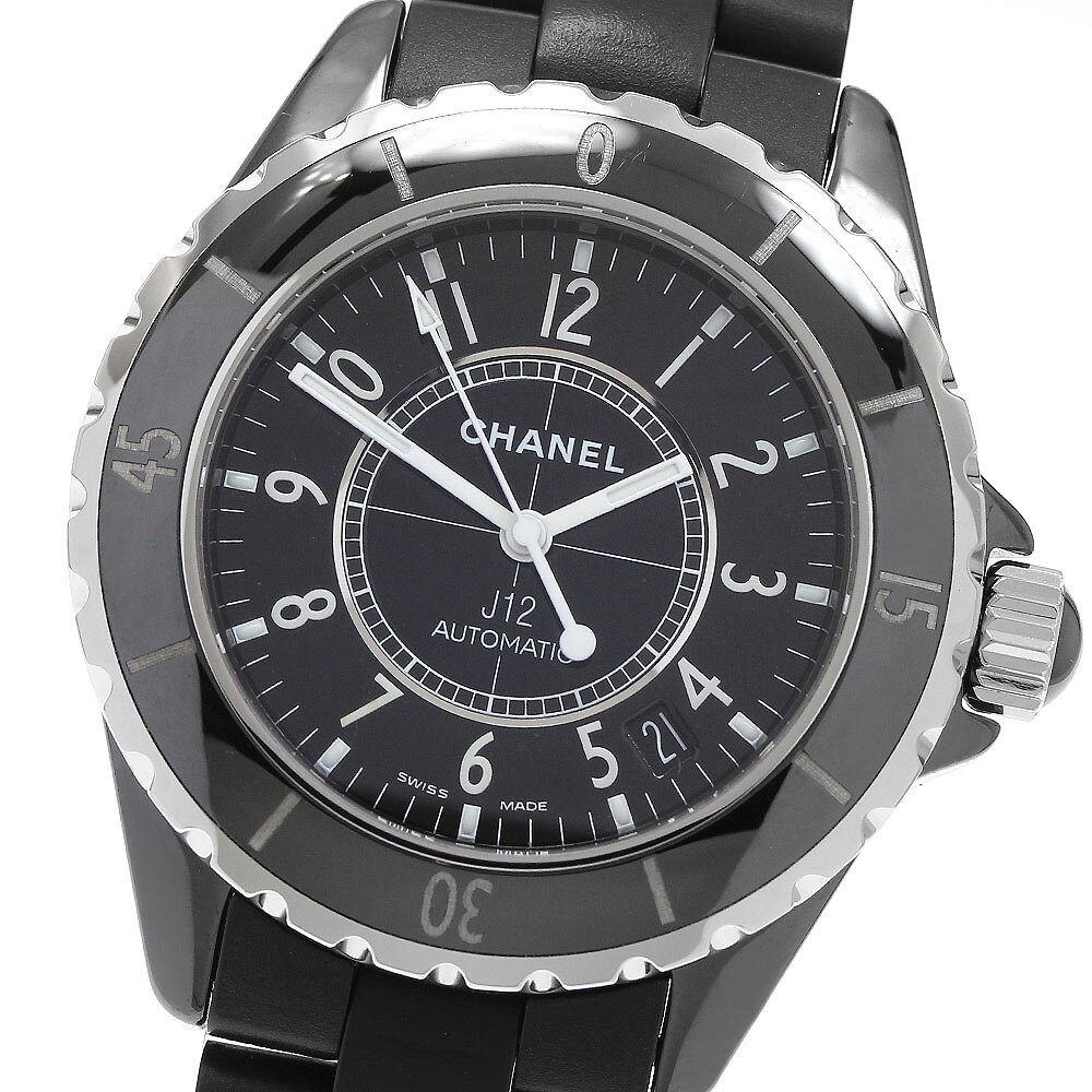 シャネル CHANEL H0684 J12 黒セラミック 38mm 自動巻き メンズ _982955 ...