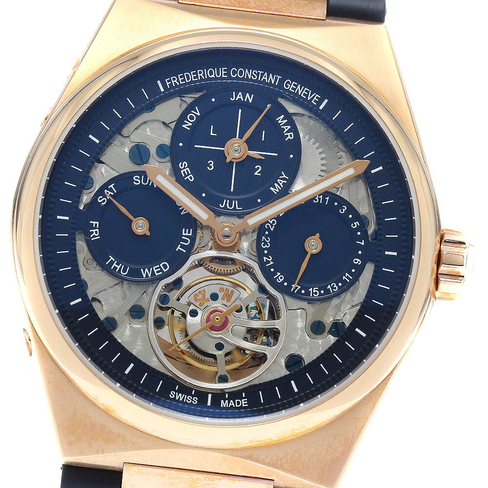 フレデリック・コンスタント FREDERIQUE CONSTANT FC-975N4NH9 ハイライフ トゥールビヨン K18PG 自動巻 メンズ 箱・保証書付_938476【中古】