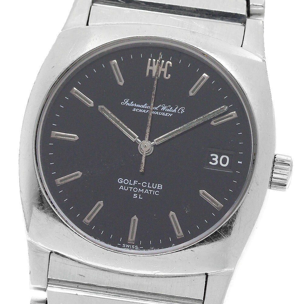 IWC IWC SCHAFFHAUSEN ゴルフクラブSL ジェラルドジェンタデザイン デイト Cal.8541B 自動巻き メンズ _953235