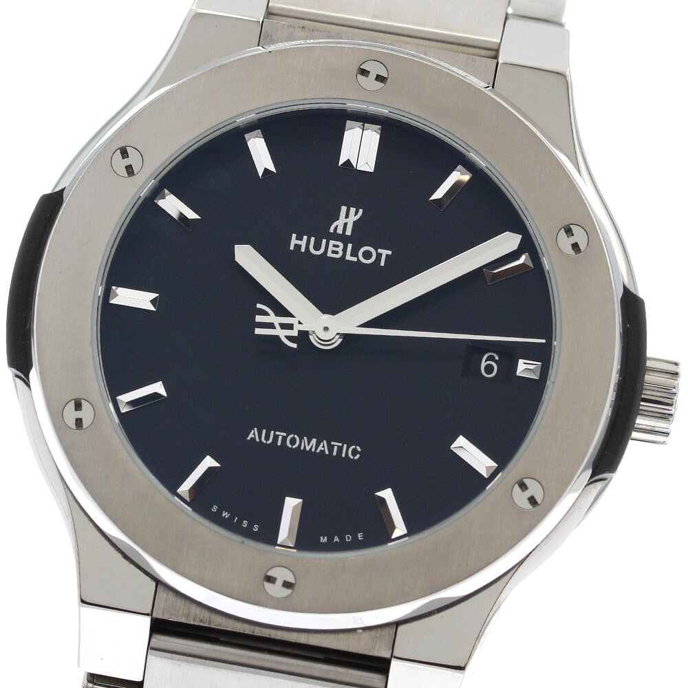 ウブロ HUBLOT 510.NX.1170.NX クラシック フュージョン チタニウム 自動巻き メンズ 美品 保証書付き_975208
