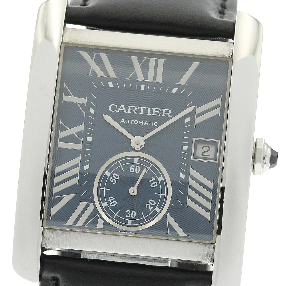 カルティエ CARTIER WSTA0010 タンクMC LM デイト 自動巻き メンズ 美品 保証書付き_976241