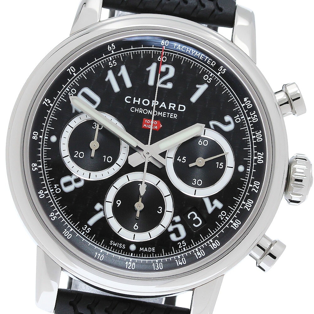 ショパール Chopard 168619-3001 ミッレミリア クラシック クロノグラフ 自動巻き メンズ 美品 箱・保証書付き_984792