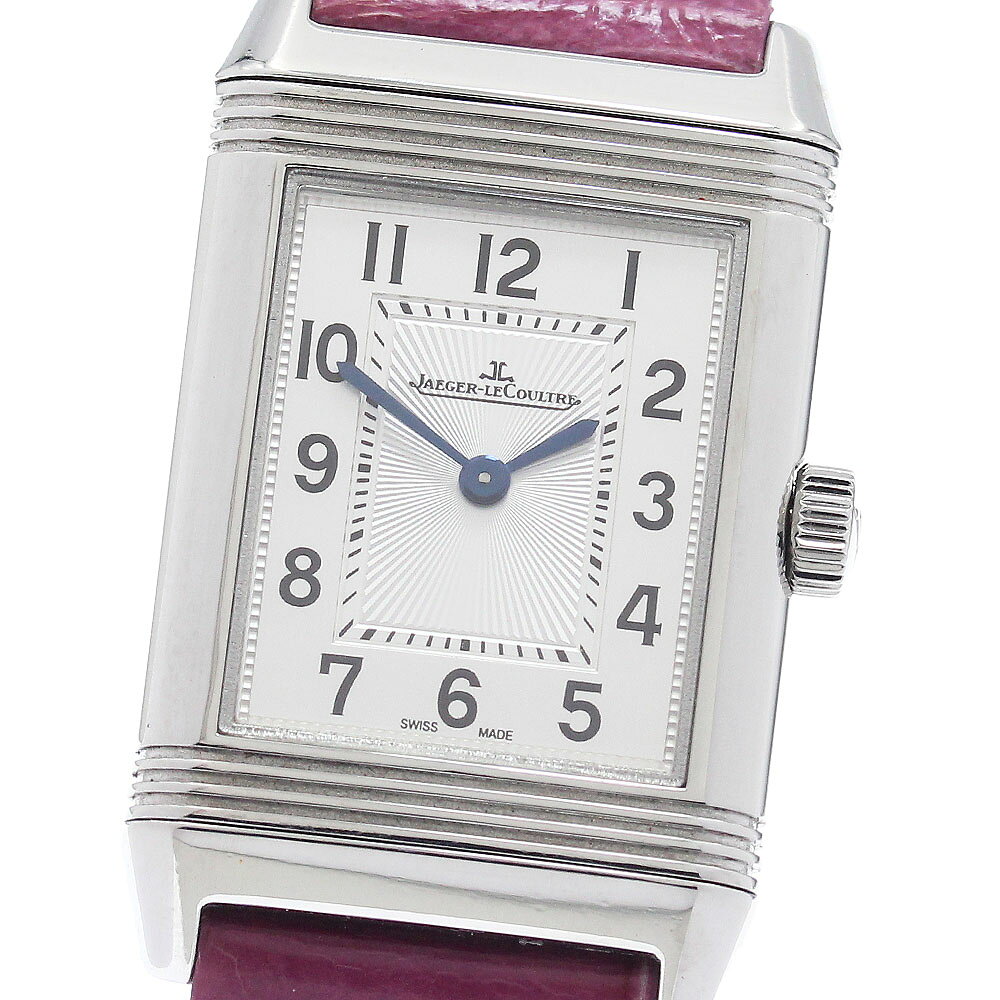 ジャガー・ルクルト JAEGER-LECOULTRE 211.8.47/Q2618430 レベルソ クラシック スモール クォーツ レディース 良品 保証書付き_977131