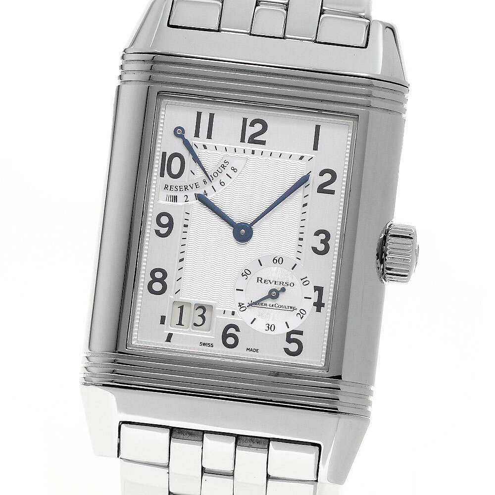 ジャガー・ルクルト JAEGER-LECOULTRE Q3008120/240.8.15 レベルソ グランド デイト パワーリザーブ 手巻き メンズ 良品 保証書付き_973991