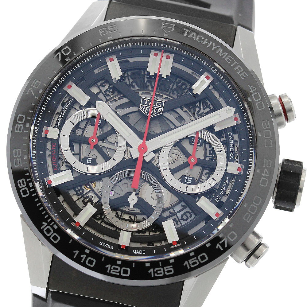 タグホイヤー TAG HEUER CBG2010 カレラ キャリバーホイヤー02 クロノグラフ 自動巻き メンズ 良品 _980788