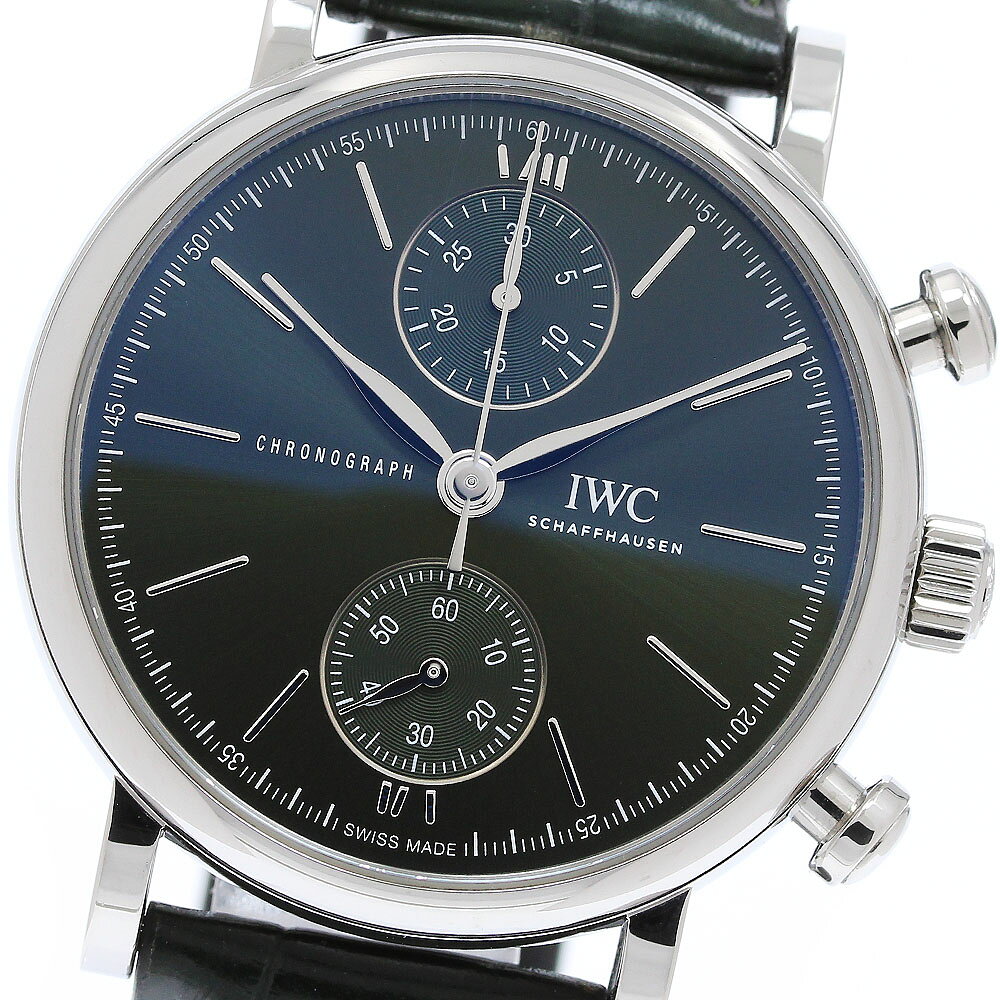 IWC IWC SCHAFFHAUSEN IW391405 ポートフィノ クロノグラフ 自動巻き メンズ 保証書付き_981077