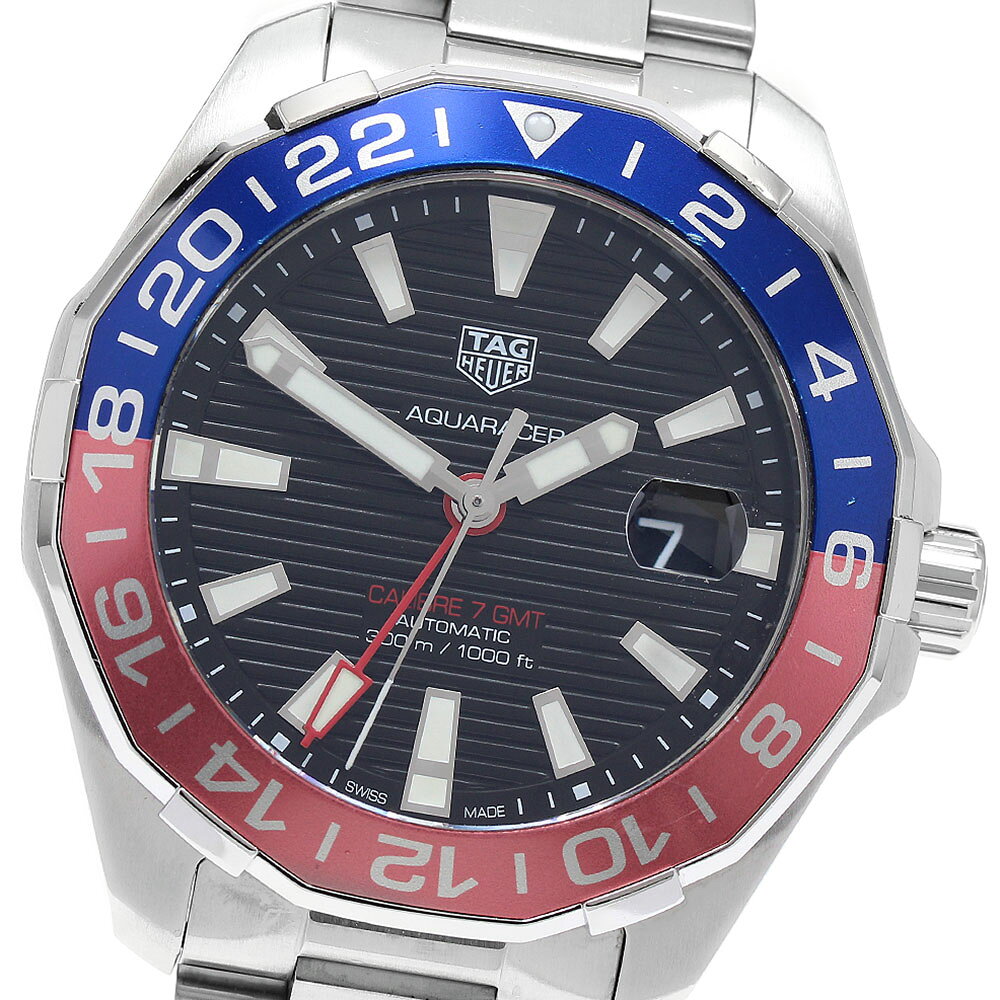 タグホイヤー TAG HEUER WAY201F.BA0927 アクアレーサー キャリバー7 GMT 自動巻き メンズ 箱・保証書付き_968255