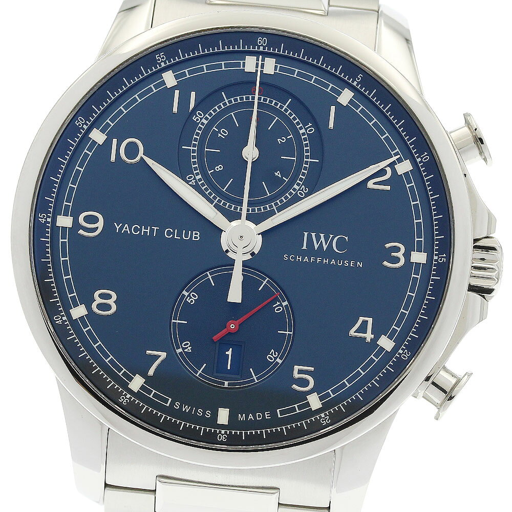 IWC IWC SCHAFFHAUSEN IW390701 ポルトギーゼ ヨットクラブ クロノグラフ 自動巻き メンズ 美品 箱・保証書付き_979057