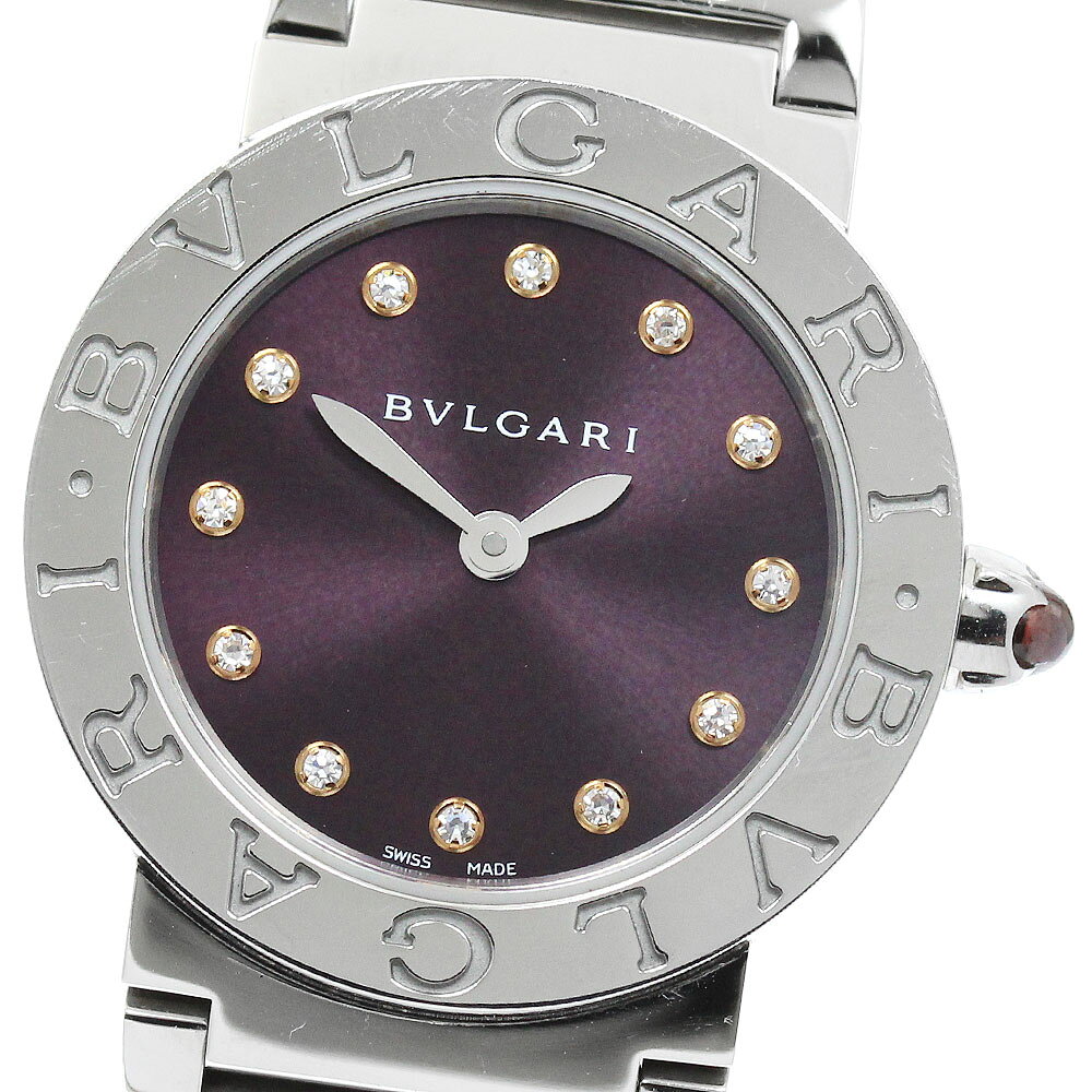 【BVLGARI】ブルガリ 時計 BB26SS 12Pダイヤモンド ☆極美品☆ 楽天市場】ブルガリ bb26ss ブルガリブルガリ 12pダイヤ（腕時計）の通販