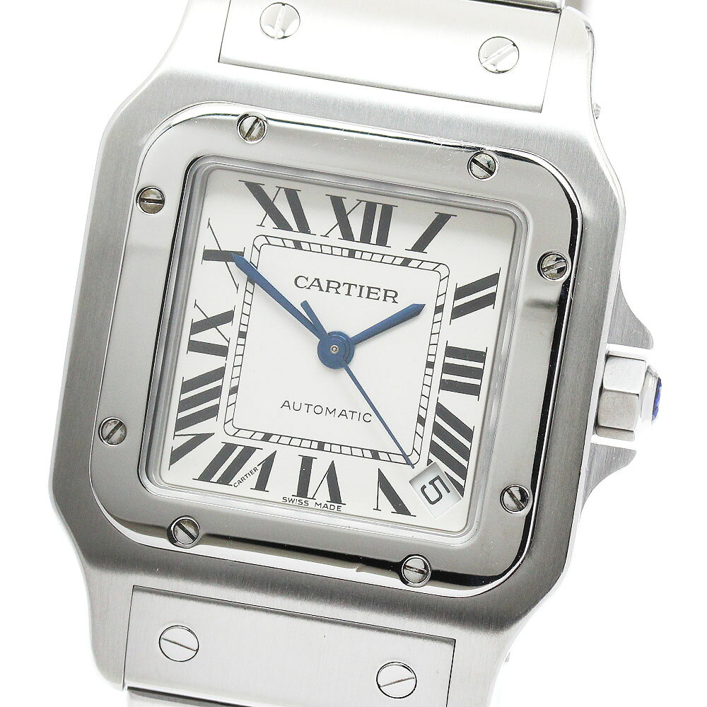 カルティエ CARTIER W20098D6 サントスガルベXL デイト 自動巻き メンズ 美品 _976259