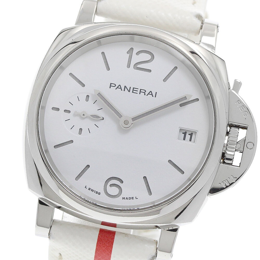 パネライ PANERAI PAM01306 ルミノール ドゥエ ルナ・ロッサ 自動巻き ボーイズ 保証書付き_981236