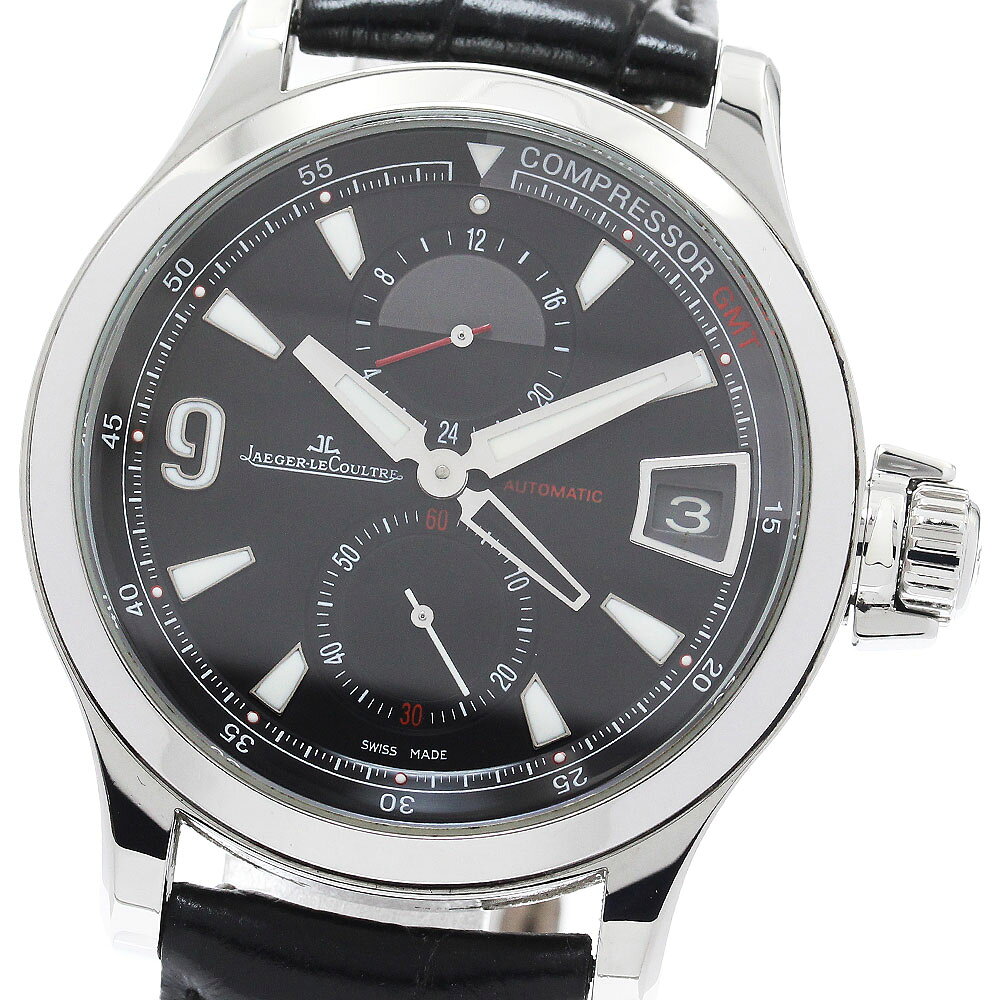 ジャガー・ルクルト JAEGER-LECOULTRE 146.8.05/Q1738471 マスターコンプレッサー GMT デイト 自動巻き メンズ _976343