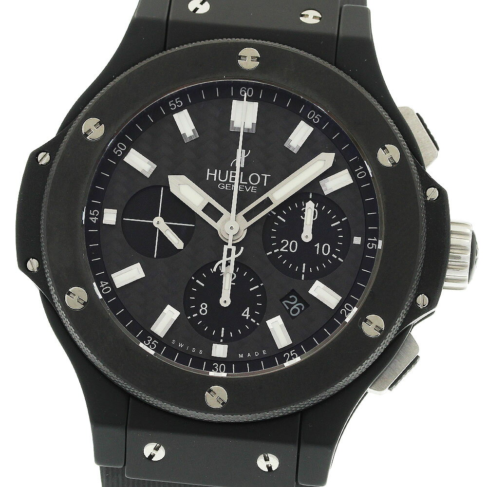 ウブロ HUBLOT 301.CI.1770.RX ビッグバン エボリューション ブラックマジック クロノグラフ 自動巻き メンズ 良品 保証書付き_978571