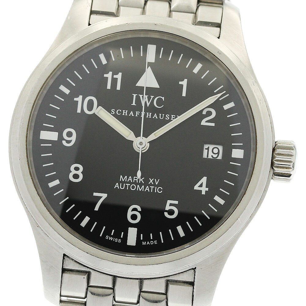 IWC IWC SCHAFFHAUSEN IW325307 パイロットウォッチ マークXV デイト 自動巻き メンズ 保証書付き_986977