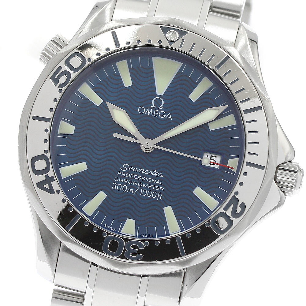 オメガ OMEGA 2255.80 シーマスター300 デイト 自動巻き メンズ _975658
