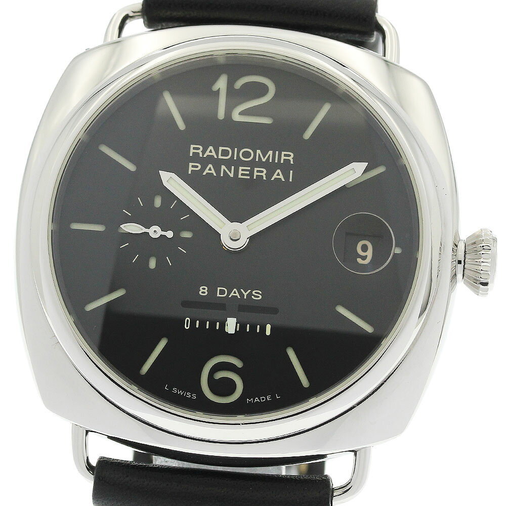 パネライ PANERAI PAM00268 ラジオミール 8デイズ デイト 手巻き メンズ 美品 保証書付き_977229