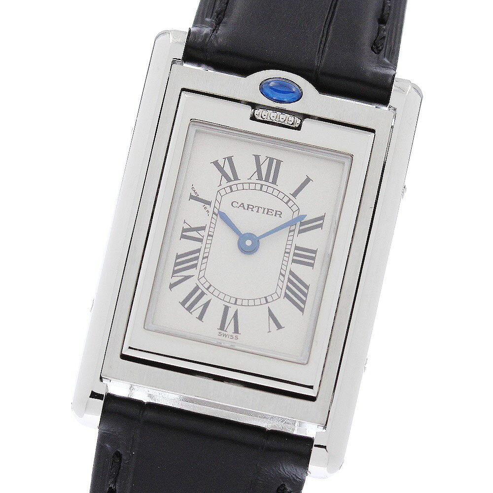 カルティエ CARTIER W1011158 タンクバスキュラント SM クォーツ レディース _983136