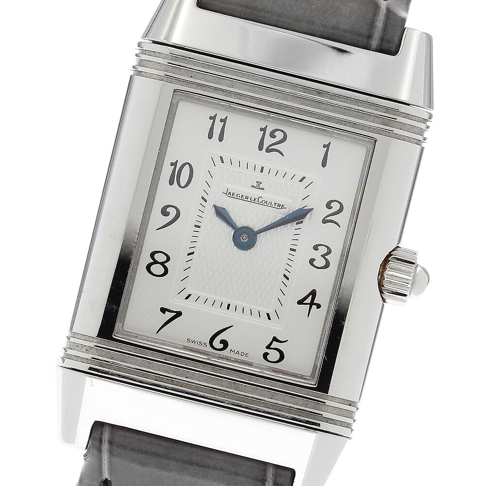 ジャガー・ルクルト JAEGER-LECOULTRE 266.8.11/Q2668410 レベルソ デュエット ダイヤベゼル 手巻き レディース _984369