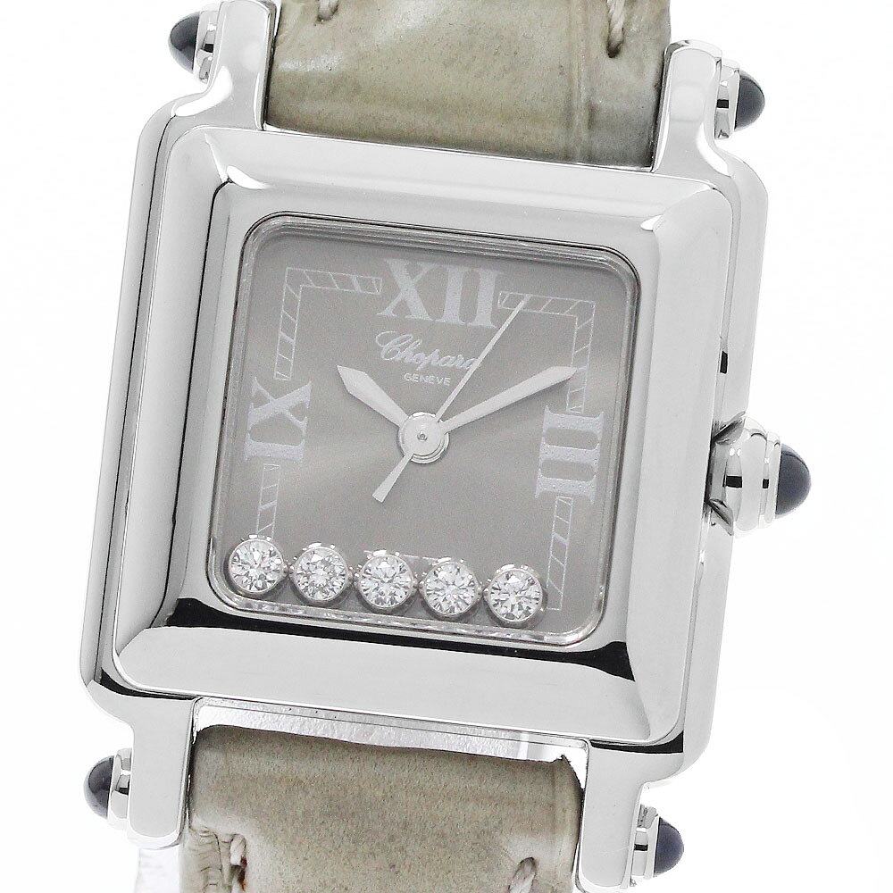 ショパール Chopard 27/8892-23 ハッピースポーツ 5Pダイヤ クォーツ レディース _984984